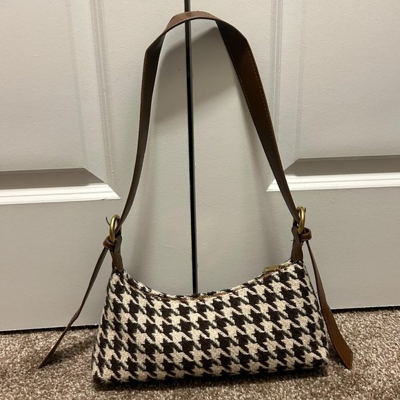 Vintage Style Houndstooth Handbag - Picture 6 of 6